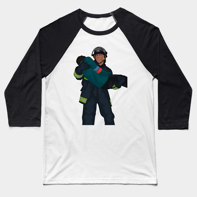 Edmundo 'Eddie' Diaz | 911 Baseball T-Shirt by icantdrawfaces